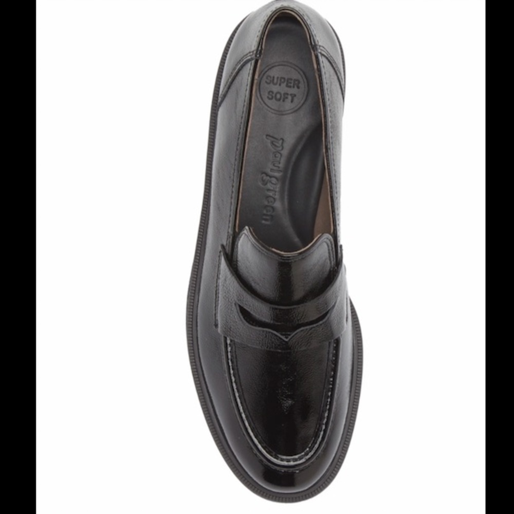 PATENT LEATHER Platform LOAFERS. - Picture 6 of 9